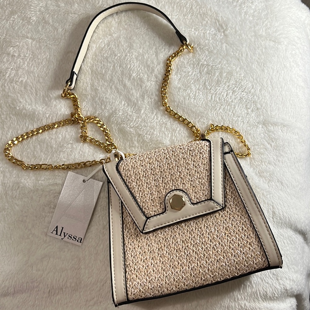 White cross bag